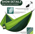 Camping Hammock – Fabric & Net - DXGEARS