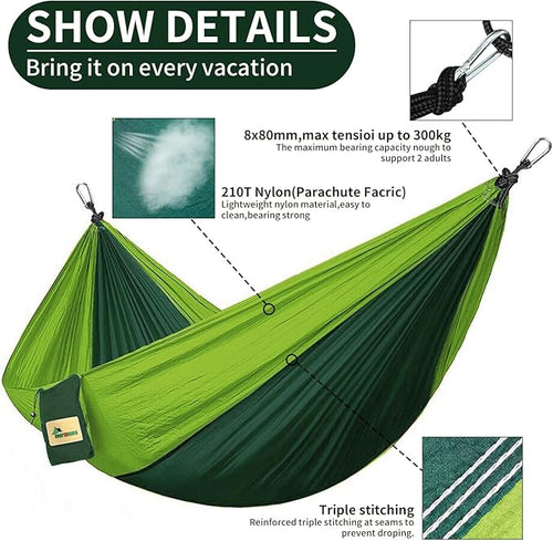 Camping Hammock – Fabric & Net - DXGEARS