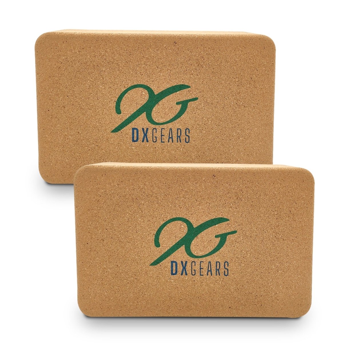 DXGEARS Cork Yoga Block | High Density Eco - Friendly Recycled Cork - DXGEARS
