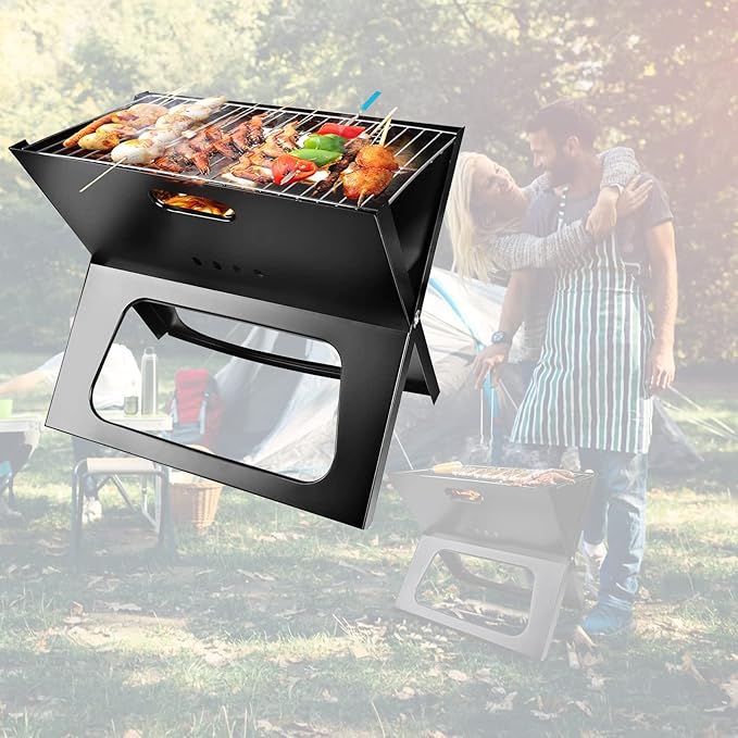 Foldable Charcoal Grill – Portable BBQ - DXGEARS