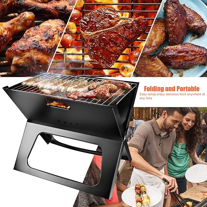 Foldable Charcoal Grill – Portable BBQ - DXGEARS