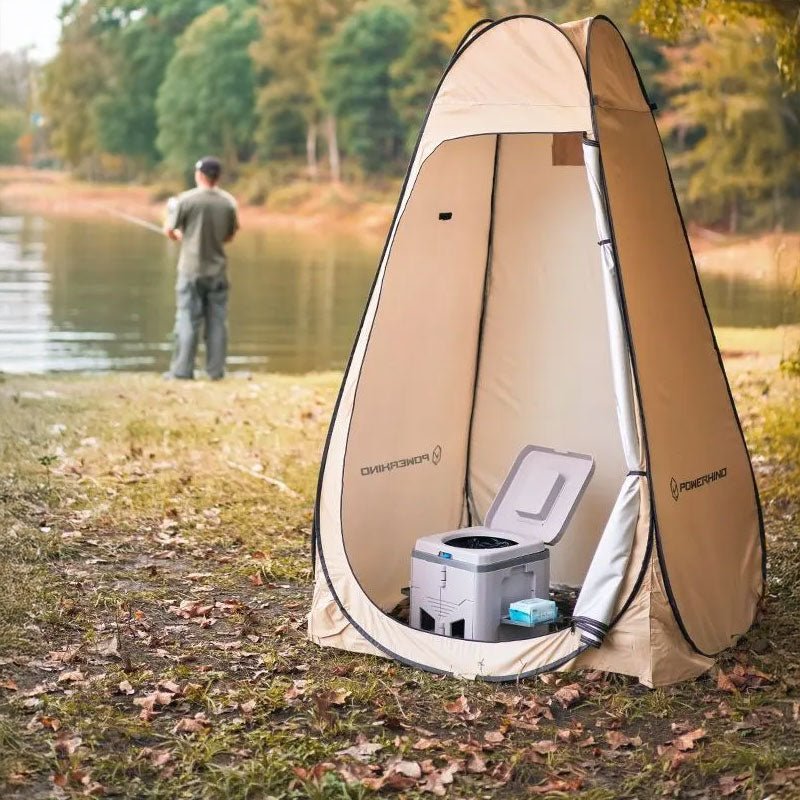Foldable Portable Toilet for Car & Camping - Emergency Outdoor Stool with Odor - Proof Design, Adult Travel Toilet - DXGEARS