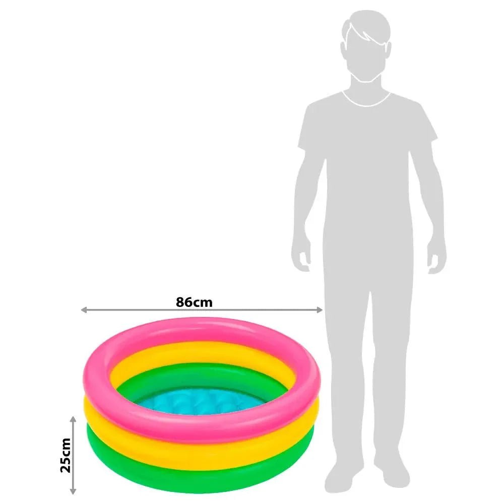 Inflatable Small Multicolor Pool for Kids - DXGEARS