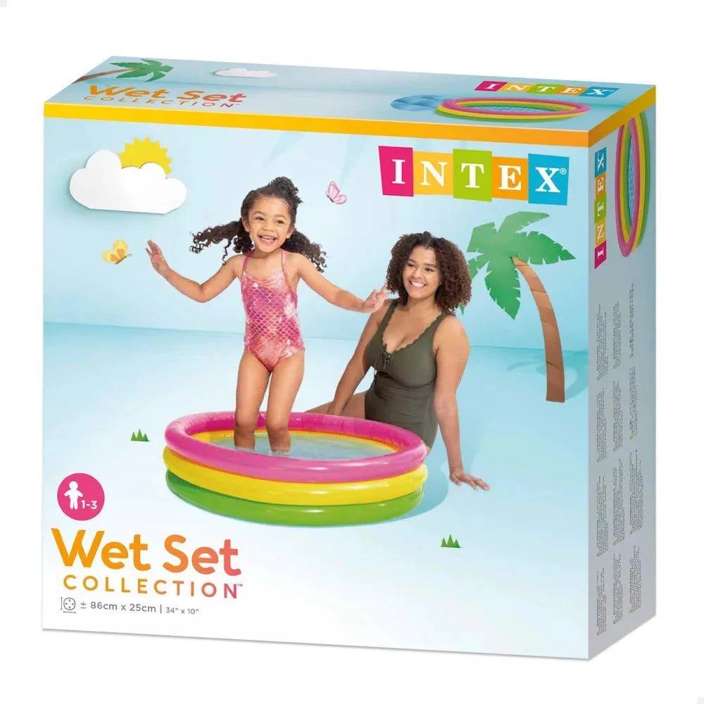 Inflatable Small Multicolor Pool for Kids - DXGEARS