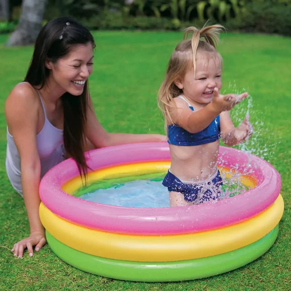 Inflatable Small Multicolor Pool for Kids - DXGEARS