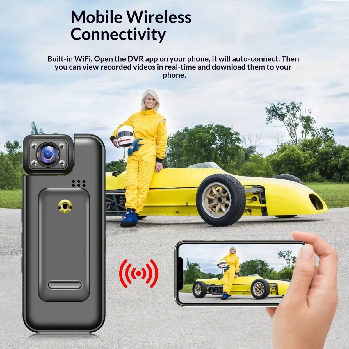 Portable Body Camera FHD & Night Vision - DXGEARS