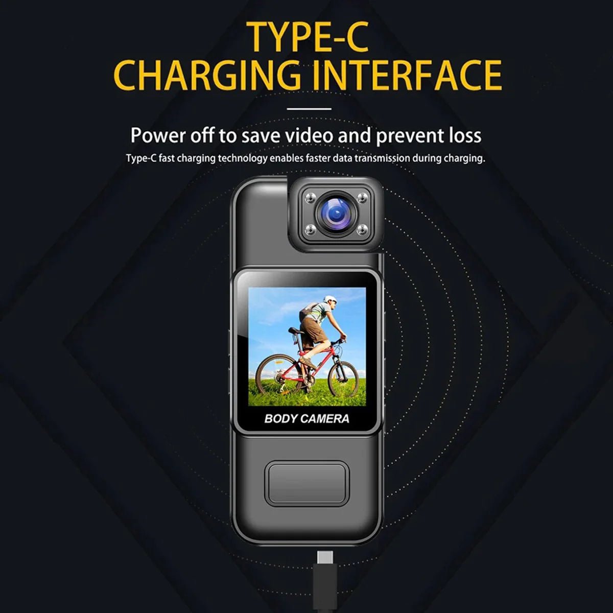 Portable Body Camera FHD & Night Vision - DXGEARS