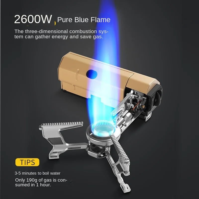 Portable Camping Stove – 2600W Butane Cassette Stove - DXGEARS