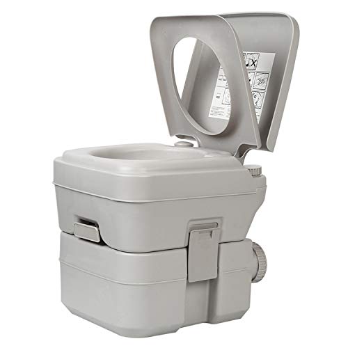 Portable Camping Toilet with Flush & Waste Tank - DXGEARS