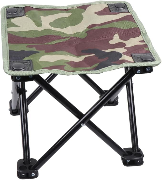Portable Folding Camp Stool with Carry Bag – Lightweight Outdoor Seat - DXGEARS