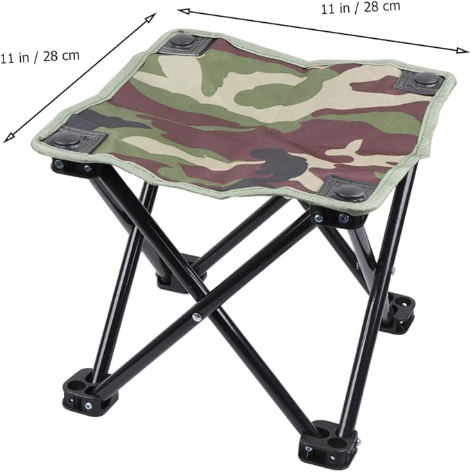 Portable Folding Camp Stool with Carry Bag – Lightweight Outdoor Seat - DXGEARS