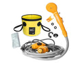 Portable Outdoor Camping Shower Kit with Built - In Pump - DXGEARS
