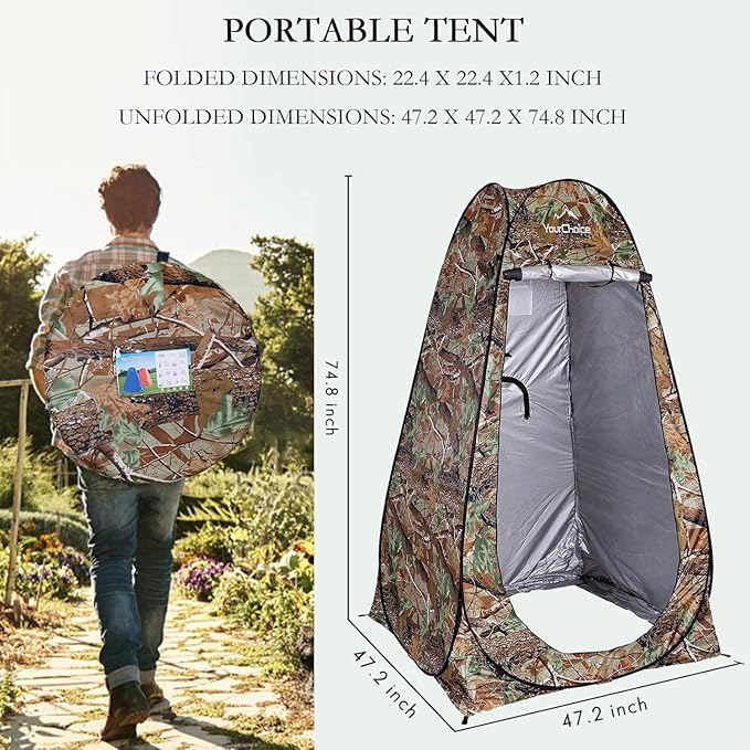 Privacy Shower Tent — Camping, Beach & Outdoor Use - DXGEARS