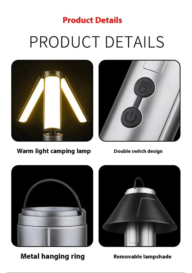 Super Bright 54 - LED Camping Lantern Multi Use - DXGEARS