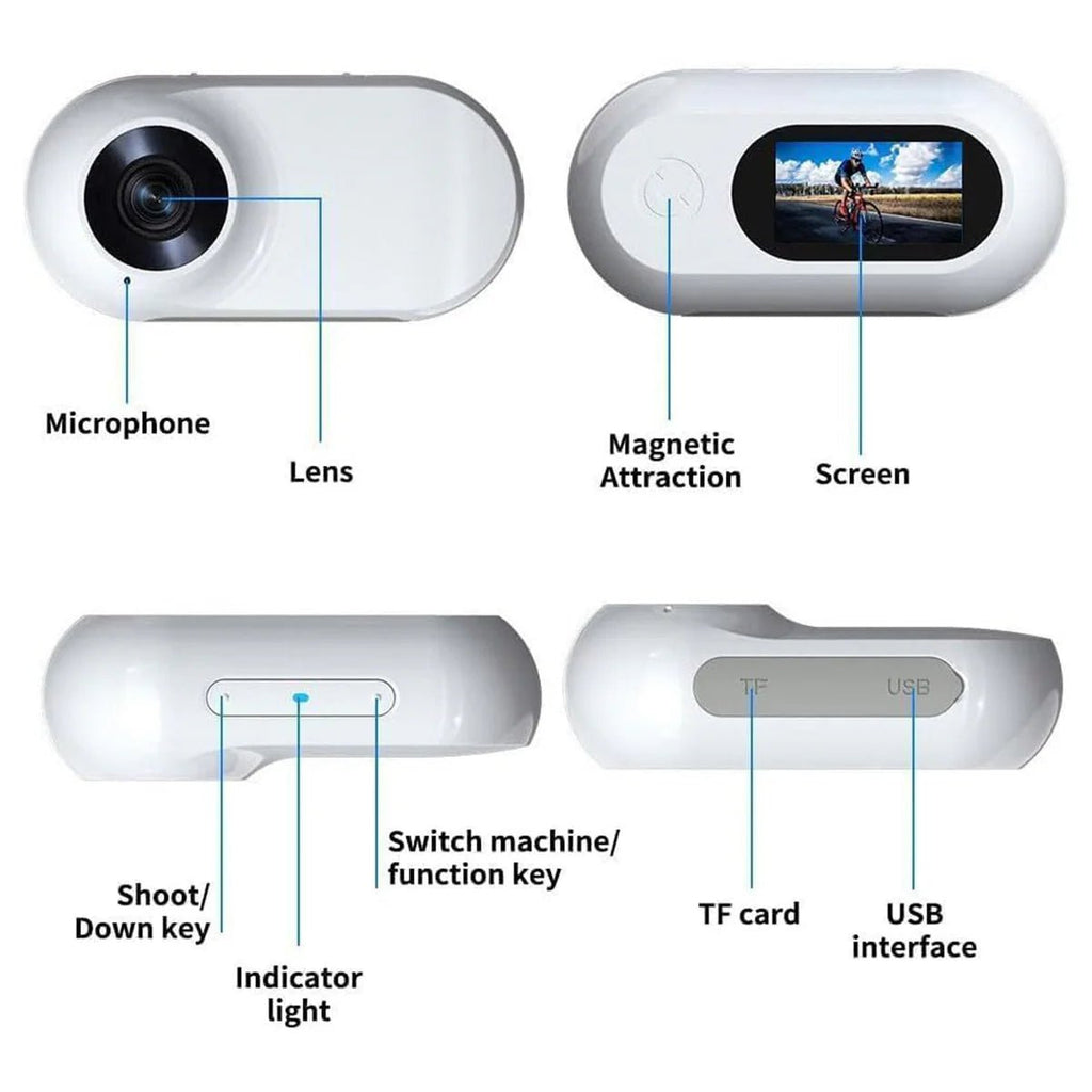 Tiny Portable Sports Camera – Full HD 1080P - DXGEARS